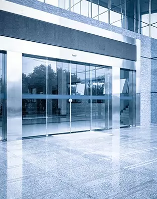 exterior of contemporary building - Commercial and Corporate Doors - Nuneaton, Warwick, Coventry, Warwickshire